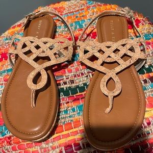 Size 9, Kelly and Kate sandals. Worn once.